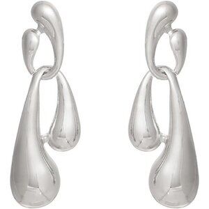 Irregular Gold Dangle Earrings – Elegant Teardrop Statement Jewelry